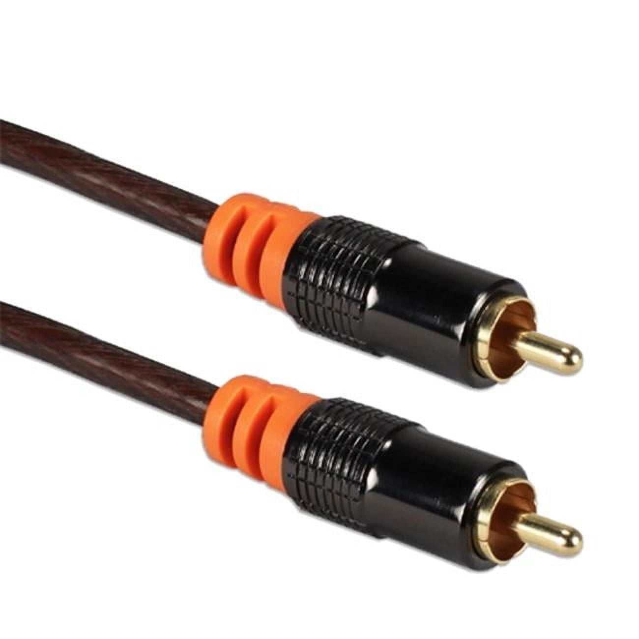 Spdif Rca 50 ft. HDTV RCA Premium Digital & SPDIF Subwoofer Audio Coax Cable ...