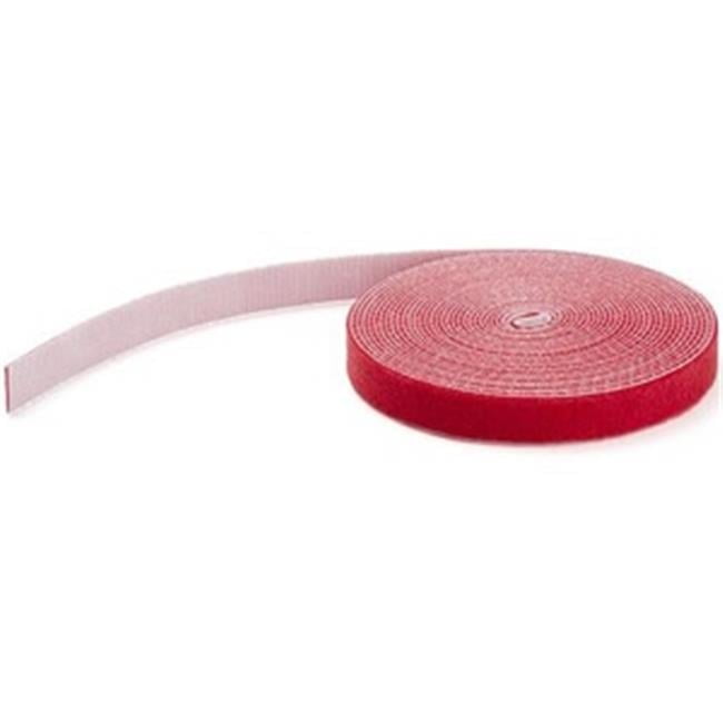 50 ft. Hook & Loop Roll - Red - Cable Management