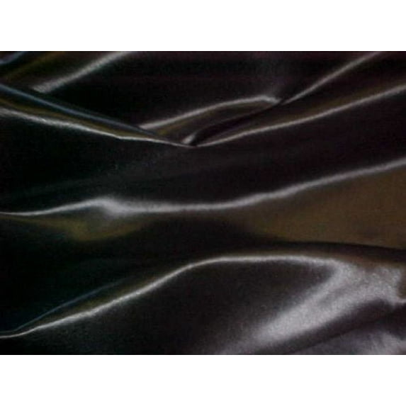 50 ft Satin Aisle Runner 60" wide 100% Seamless Fabric Wedding 20 Colors", (Color: Black)