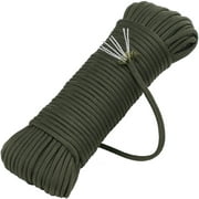 50 ft. Type III 7 Strand 550 Paracord Mil Spec Olive Drab Parachute Cord Outdoor Rope Tie Down