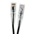 thumbnail image 1 of 50 ft. Ultra Slim 28AWG Cat6 UTP RJ45 Patch Cables, Black - Pack of 5, 1 of 1