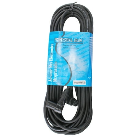 50 ft XLR Microphone Cable with Right Angle Female and Right Angle Male connectors.