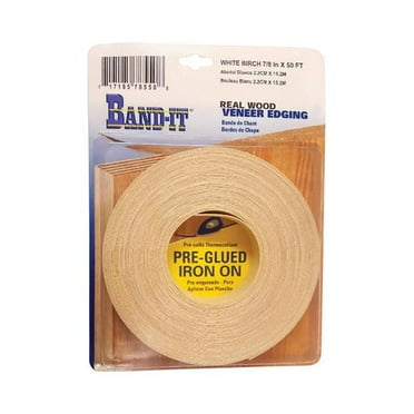 50 ft. x 0.87 x 0.03 in. White Birch Real Wood Veneer Edging