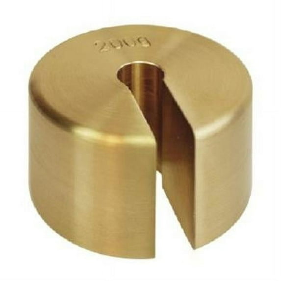 50 g M1 Class Slotted Weight Metric with Finely Turned Brass