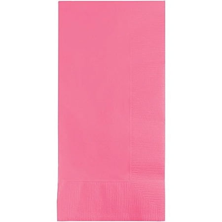 50 gorgeous CANDY PINK Dinner Napkins for Wedding, Party, Bridal or Baby Shower, Disposable Bulk Supply Quality Product