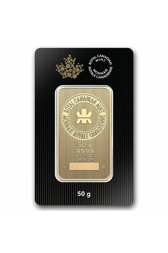 50 gram Gold Bar - Royal Canadian Mint (In Assay)