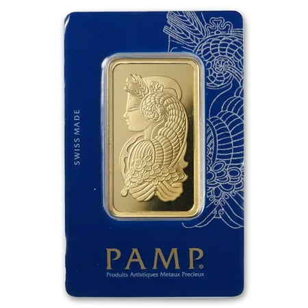 50 gram Gold PAMP Suisse Fortuna Veriscan® Bar w/ Assay Card