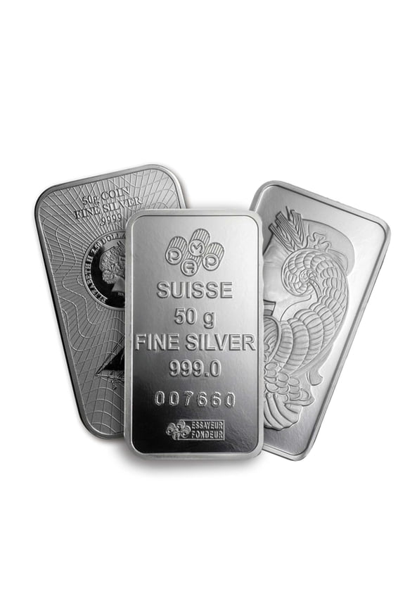 50 gram Silver Bar - Secondary Market