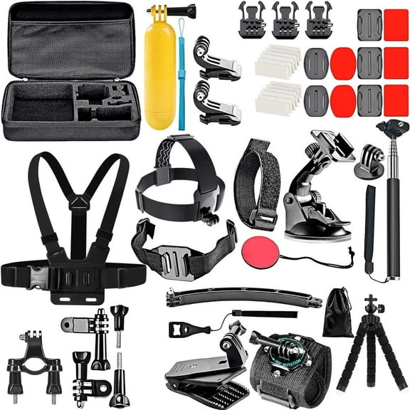 50 in 1 Action Camera Accessory Kit Sets for Hero 12/11/10/9/8/7/6/5/4 GoPro Max Insta360 AKASO DJI Osmo Action Cameras