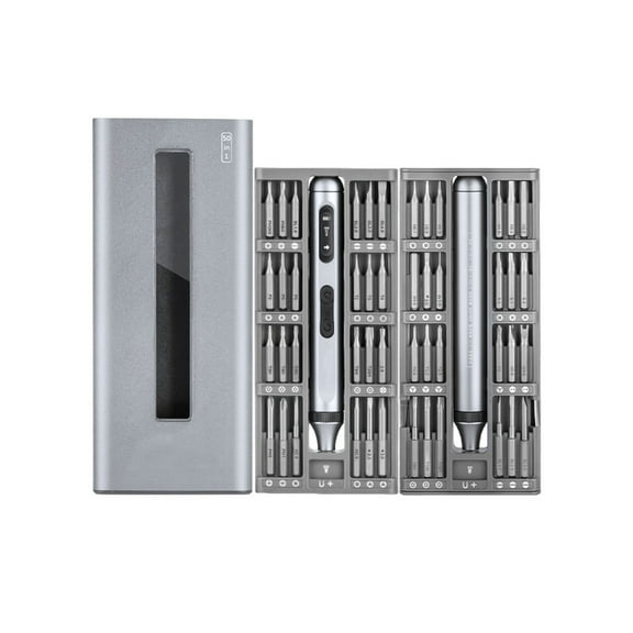 50 in 1 Rechargeable Cordless Electric Screwdriver with LED Light Power Tool Mini Drill for Mobile Phone Computer Repair