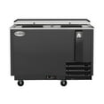 thumbnail image 1 of 50 in. Commercial Bottle Cooler in Black with Built-In Opener, ETL Listed, 14 cu. ft. (KM-BOC50-BK), 1 of 12