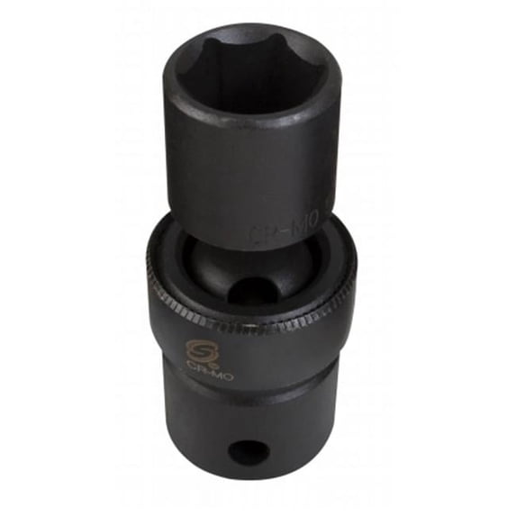 50 in. Drive Standard 6 Point Universal Impact Socket 15mm