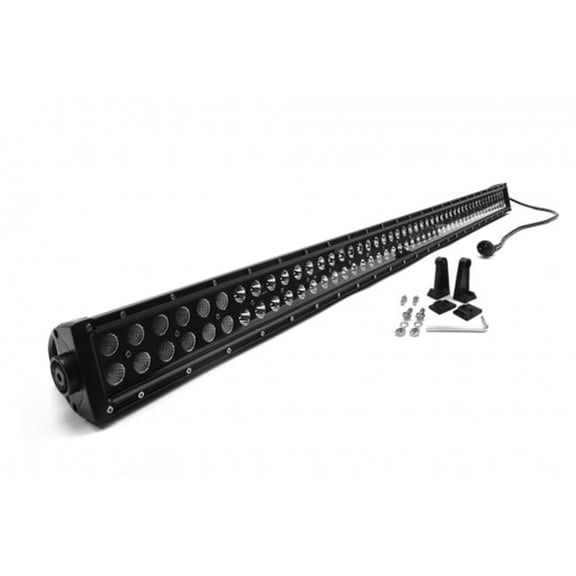 50 in. Straight Combo Cree 3W Light Bar - Black - 288W