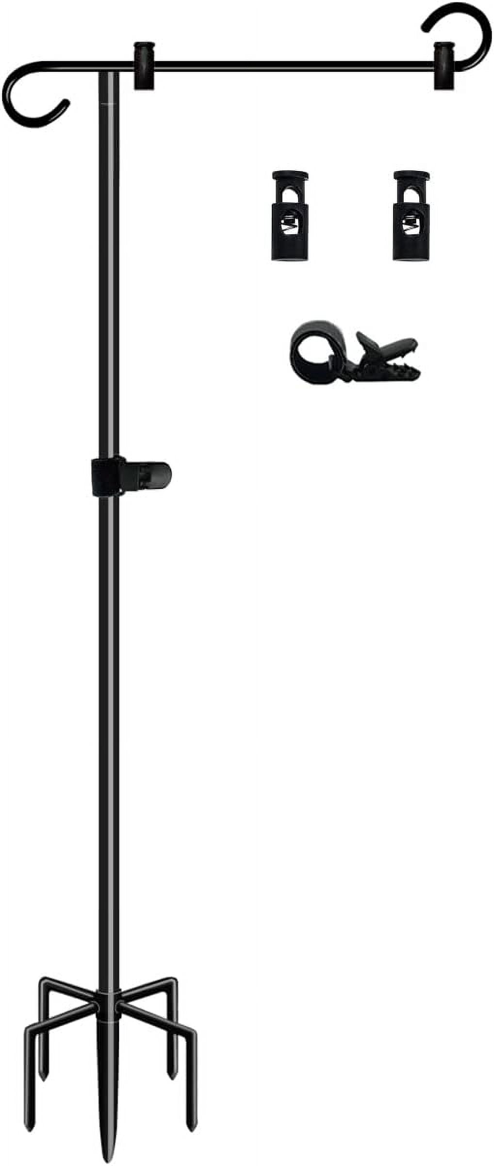 50-inch Outdoor Garden Flag Stand, Extra Tall Yard Holder for Outside 12x18 Home Patio Decor, 1-Pack