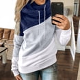 thumbnail image 1 of Up to 50% off kttectoa Womens Tops Long Sleeve Hooded Hoodie Sweatshirts Color Block Graphic Hoodies Loose Hoodies for Women Fall Sweatshirts for Women Womens Athleisure Clothing Cyber_Monday, 1 of 4