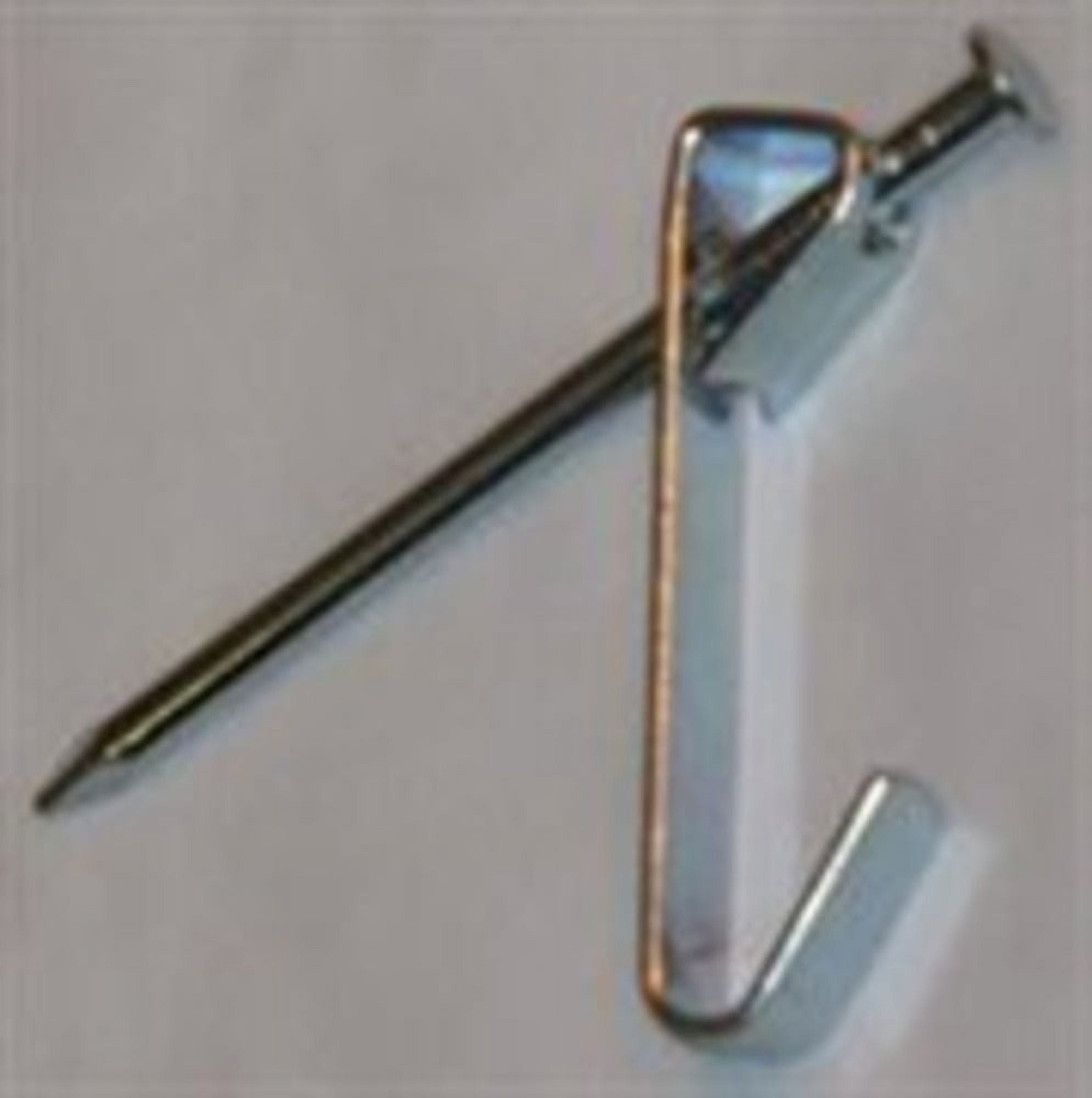50 lb Picture Hangers, Supports up to 50 Pounds, Set of 100 (100 Hangers & 100 Nails)