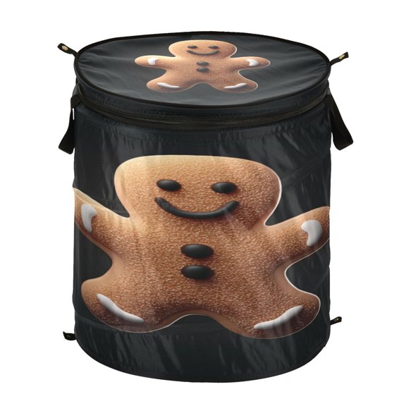 50-liter Large Capacity Laundry Basket Sealed and Dustproof Easy Carry Handles Applicable to Laundry Room Bedroom Bathroom College Dorm 3d Rendering
