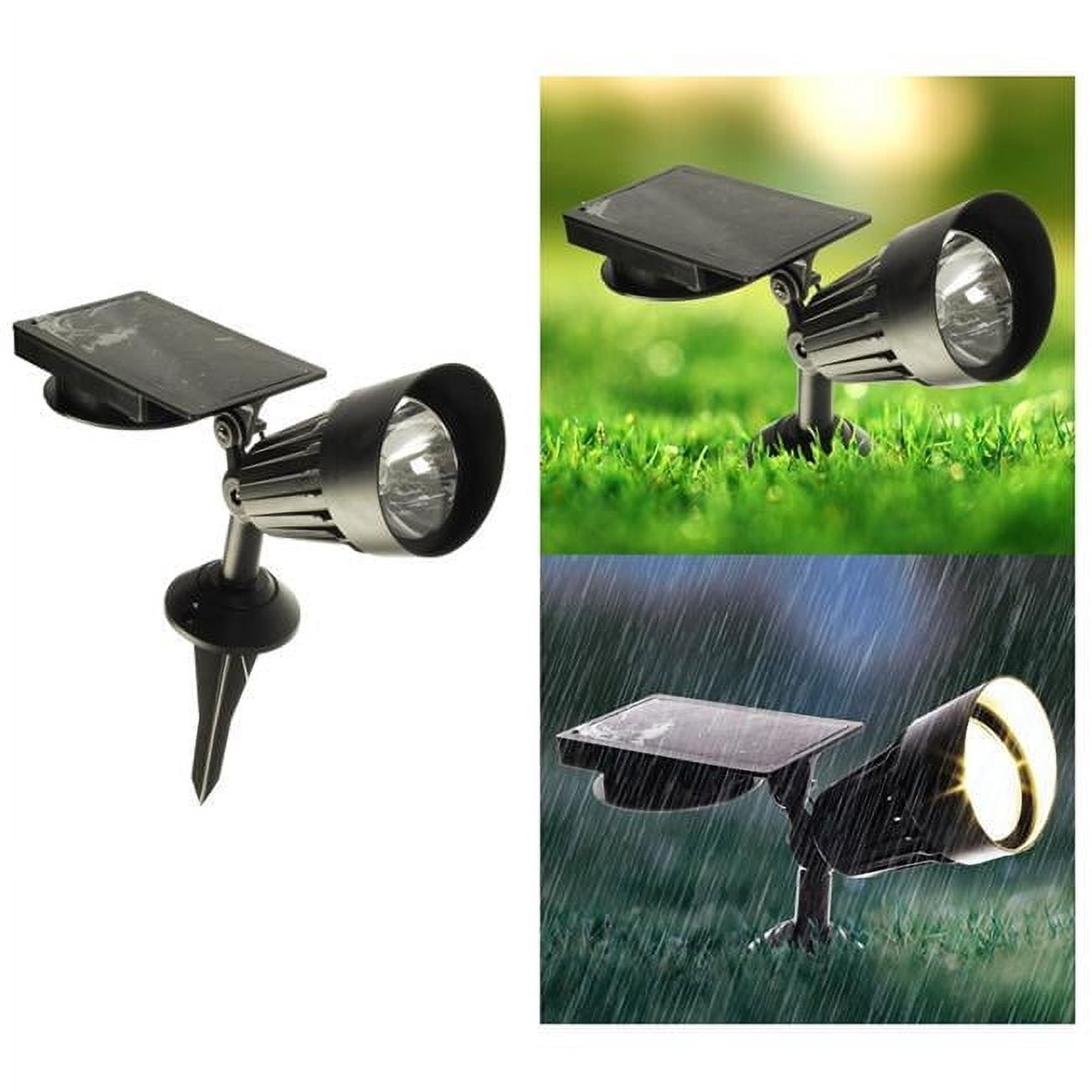 50 lm Outdoor Solar Spotlight, Black - Walmart.com