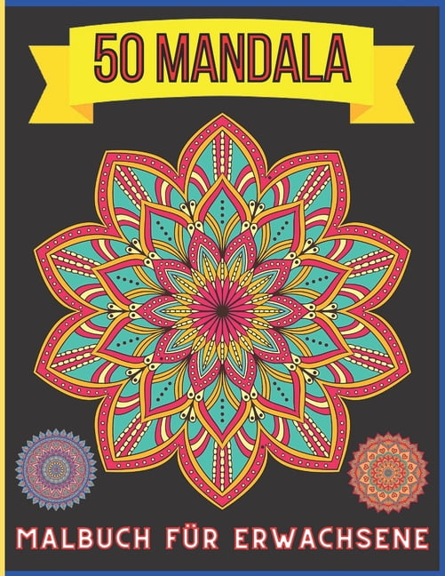 50 mandala Malbuch für Erwachsene : Große Mandalas zum Ausmalen zur Entspannung, Buch 6 (Paperback)