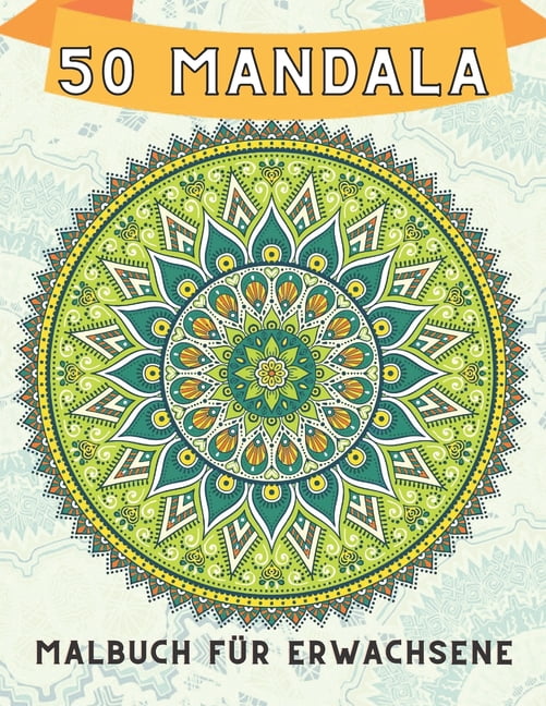 50 mandala Malbuch für Erwachsene : Wunderschöne Mandalas zum Stressabbau und zur Entspannung (Paperback)