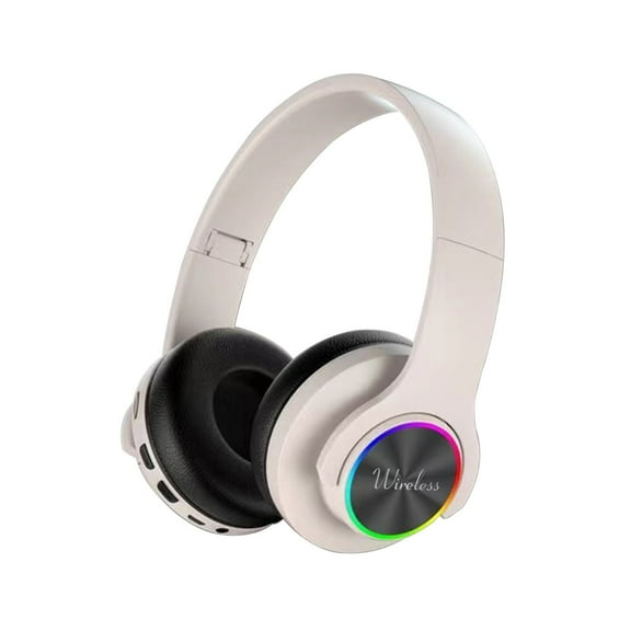 Up to 50% off! Bouanq Bluetooth Headphones Bluetooth Earphones, Wireless, Illuminated, Seven Color Breathing Lights, Pluggable, Foldable, Subwoofer, Universal For Mobile Phones