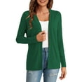 thumbnail image 1 of 50% off Clear!Jiyugala Women's Cardigan Clearance $5 Women's Solid Color Long Sleeved Buttonless Casual Knitted Sweater Cardigan, 1 of 5