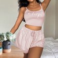 thumbnail image 1 of 50% off Clear! Women's Two Piece Casual Home Pyjamas Set Fashion Plus Size Printed Tank Top Shorts Gift for Women on Sale, 1 of 4