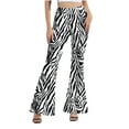 thumbnail image 1 of 50% off Clear! safuny Women's Yoga Legging Flared Pants Fall Girls Relaxed Running Sports Stretch High Waist Trendy Trousers Solid, 1 of 3