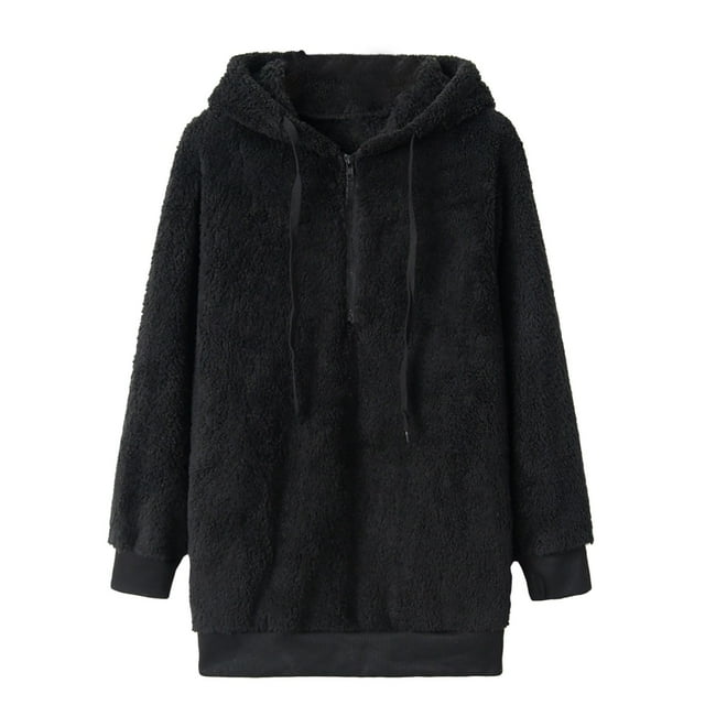 50% off Clearance Erwazi Fleece Hoodie Jacket for Women Casual Pullover ...