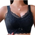 thumbnail image 1 of 50% off Clearance!Plus Size Sports Bras for Women Wireless Fashion Printing Full Cup Bra Without Underwire Hold Side Breasts Sagging Daily Bra, 1 of 5