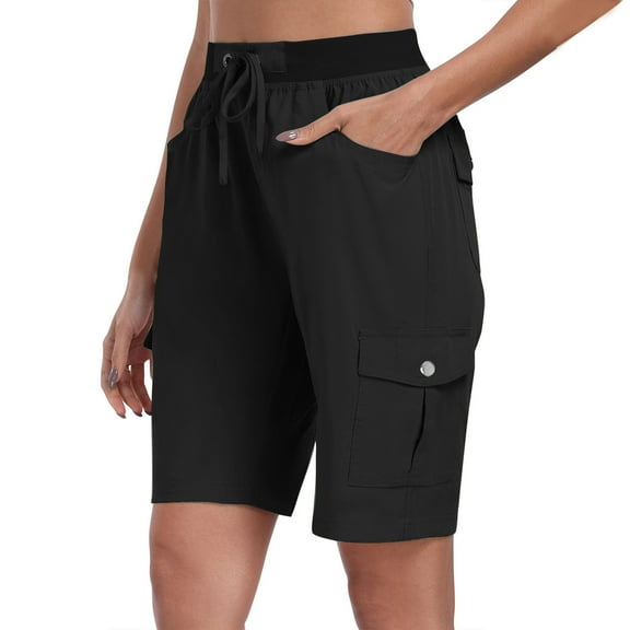 50% off Clearance!Summer Fashion Plus Size Bermuda shorts for Women With Pockets Loose Casual Dressy Lightweight Baggy Cargo For Hiking