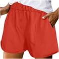 thumbnail image 1 of 50% off Clearance!Summer Fashion Plus Size Shorts for Women Solid Color Button Pocket, 1 of 8
