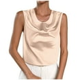 thumbnail image 1 of Summer Fashion Plus Size Tank Top for Women Solid Color Round-Neck, 1 of 7
