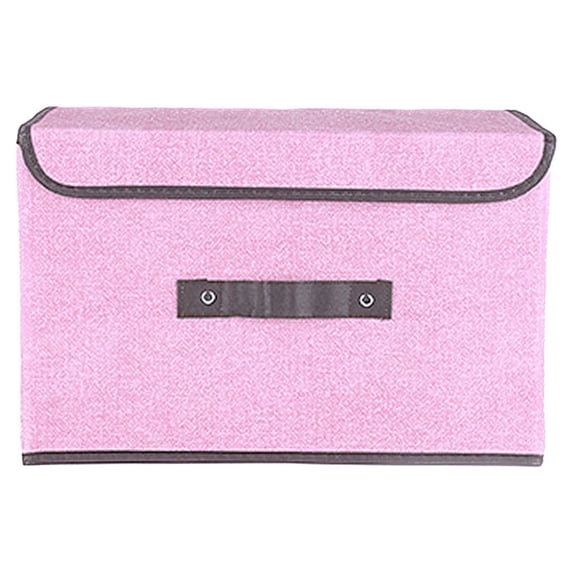 50% off,Foldable Storage Box With Lid 2pcs (large + Small) Fabric Storage Box With Lid, Closet Storage Box, Room Organization, Office Storage, Toy Storage