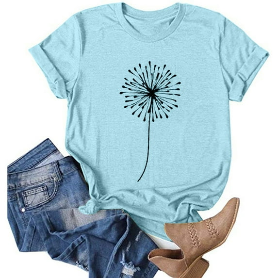 teen girls trendy stuff cruise wear for women 2023 summer t shirts for women oversized graphic t shirts for women teen girls trendy stuff clothes red graphic tee women Ya-SkyBlue