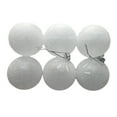 thumbnail image 1 of Up to 50% off! LSLJS Christmas Tree Ball Decorations for Xmas Tree, 6 Pcs 2.16 inch Transparent Shatterproof Snowflake Pattern Ice Ball Sparkling White Hanging Bauble Sphere Xmas Party Supplies, 1 of 6