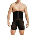 thumbnail image 1 of Miqool Mens Shapewear Tummy Control Shorts Compression Underwear High Waist Slimming Body Shaper Belly Girdle Waist Trainer Boxer Briefs, 1 of 6