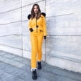 thumbnail image 1 of VALSEEL Waterproof Ski Suit with Hooded Design - Women Fashion Casual Thick Hot Snowboard Skisuit Outdoor Sports Zipper Ski Suit Waterproof Insulated Ski Suit, 1 of 8