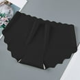 thumbnail image 1 of VALSEEL Seamless High-Waist Wave-Trim Underwear - Women's Briefs Ice Silk Women's Panties Sexy Female Underpants Pantys Lingerie Breathable Cotton Women's Underwear, 1 of 4