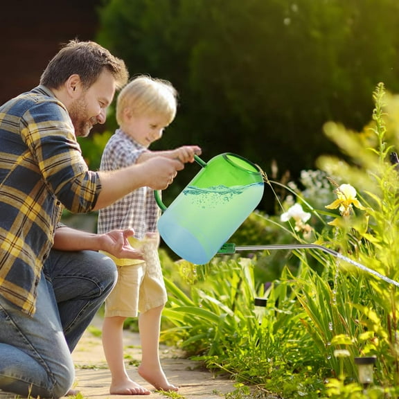 Watering Can Watering Pot 2L Stainless Steel Long Spout Household Plastic Watering Pot Garden Potted Watering Pot Large Capacity Watering Pot