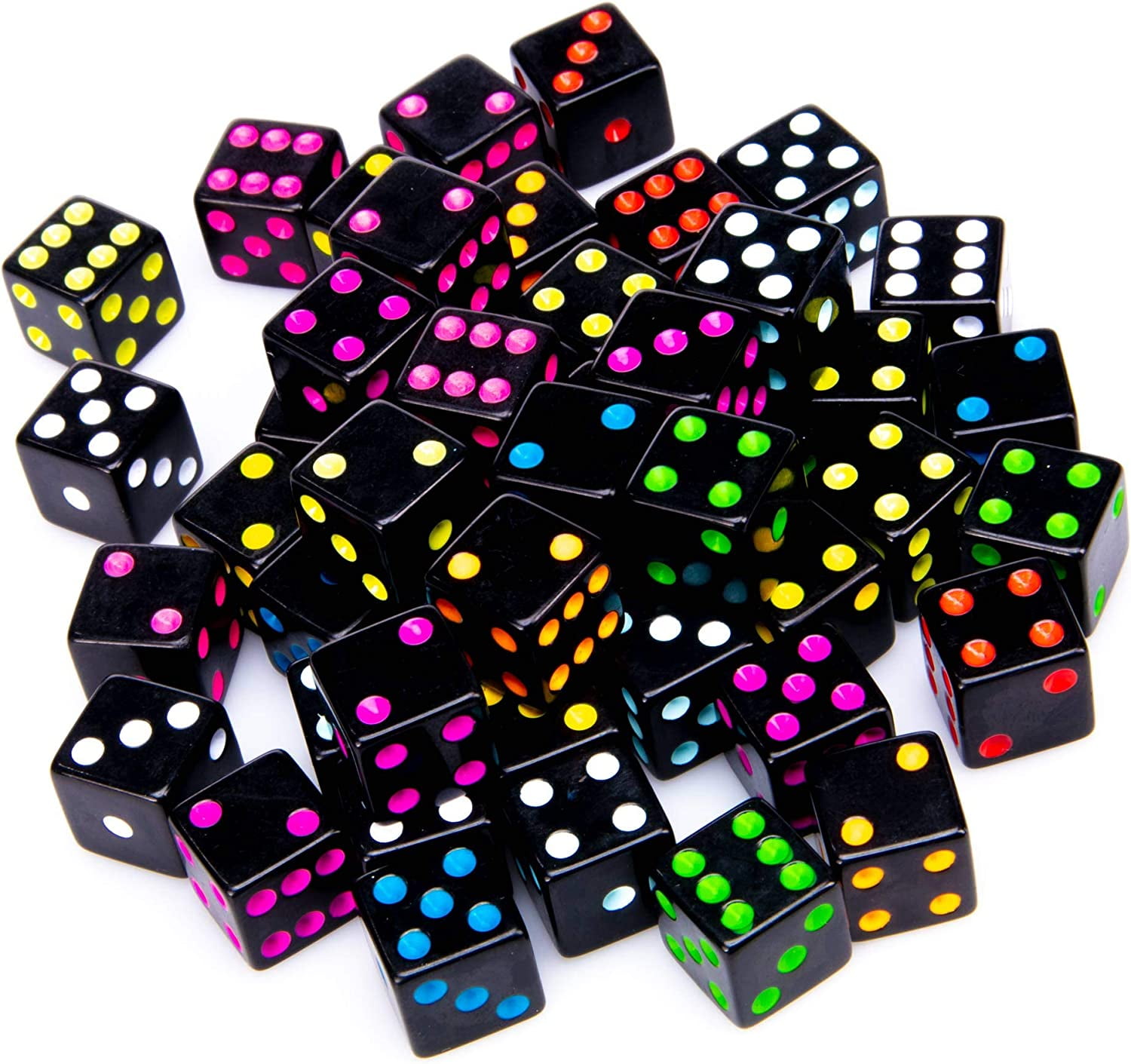 Poludie 10Pcs D6 Six Sides Dice 16mm Funny Games Dice for RPG Club Gambling  Desktop Party Bar Board Game Table Accessories - AliExpress