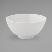 50 oz Fusion East Bright White Porcelain Rice Bowl