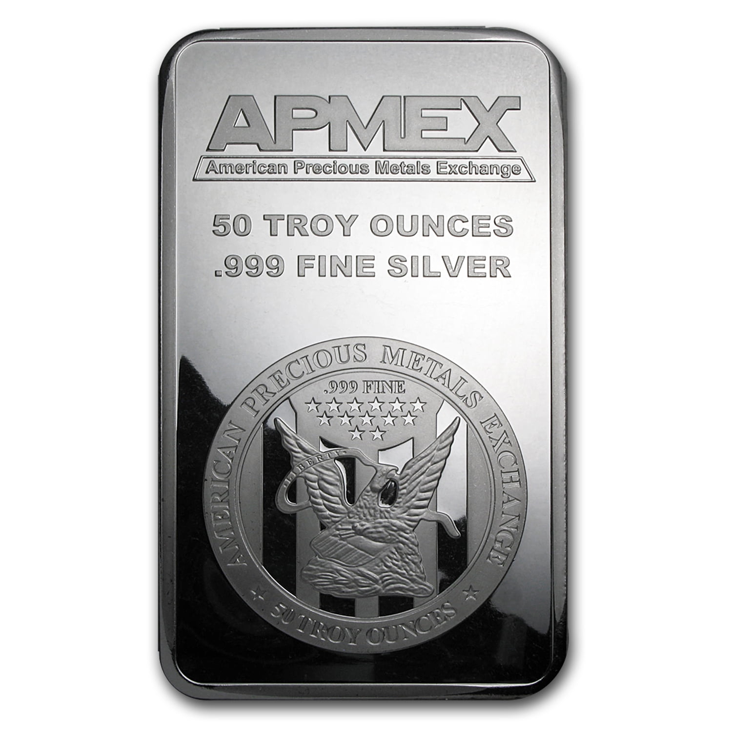50 oz Silver Bar - APMEX (Struck)