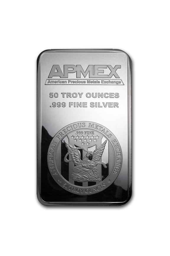 50 oz Silver Bar - APMEX (Struck)