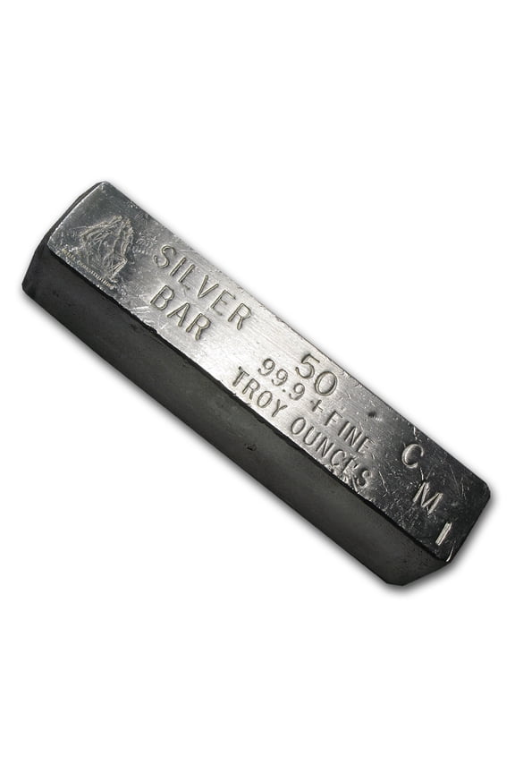 50 oz Silver Bar - CMI
