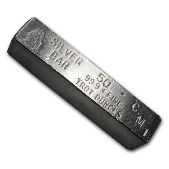 50 oz Silver Bar - CMI