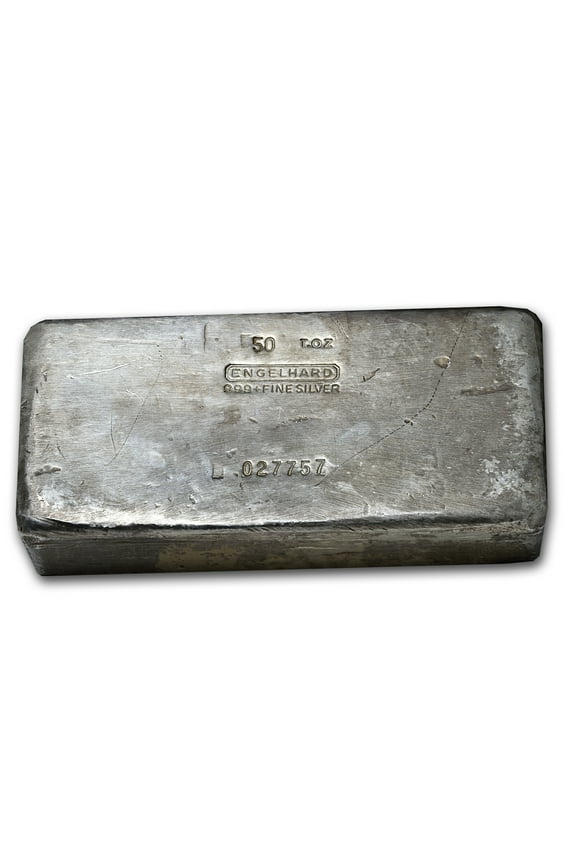 50 oz Silver Bar - Engelhard