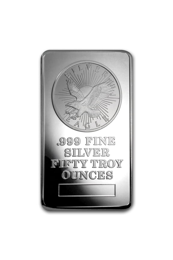 50 oz Silver Struck Bar - Sunshine (Original Design)