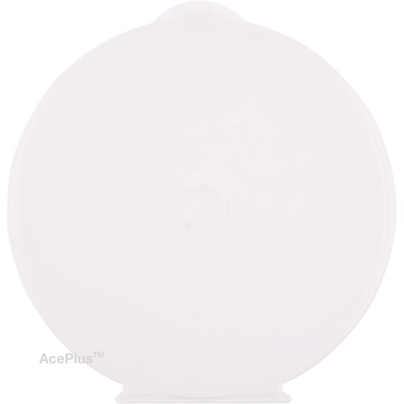 50-pack Round Clamshell CD DVD Cases with Clear Lock