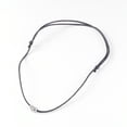 thumbnail image 1 of 50 pc Adjustable Waxed Cotton Cord Pendant Necklaces with Alloy Findings Black 18.5 inch, 1 of 3